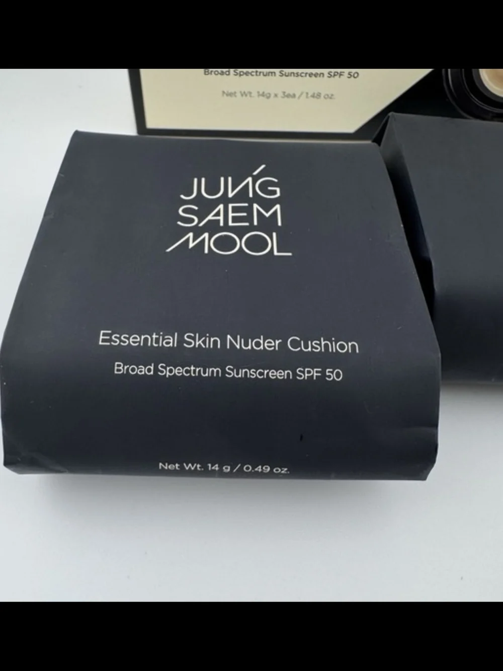 Jung Saem Mool Essential Skin Nuder Cushion Bundle 14g+2 Refills In 23 Med Deep